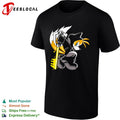 Tails the Fox in Organization XIII Cloak with Keyblade shirt