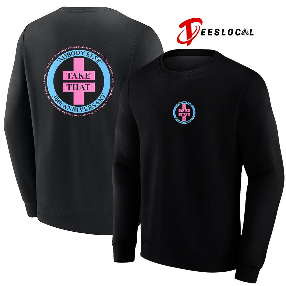 Take That never forget 30th anniversary logo shirt