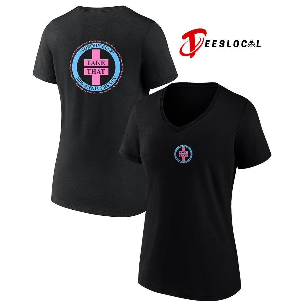 Take That never forget 30th anniversary logo shirt