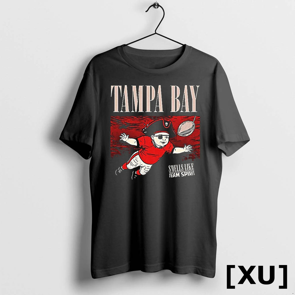 Tampa Bay Buccaneers X Nevermind Smells Like Team Spirit Tshirts Sweater