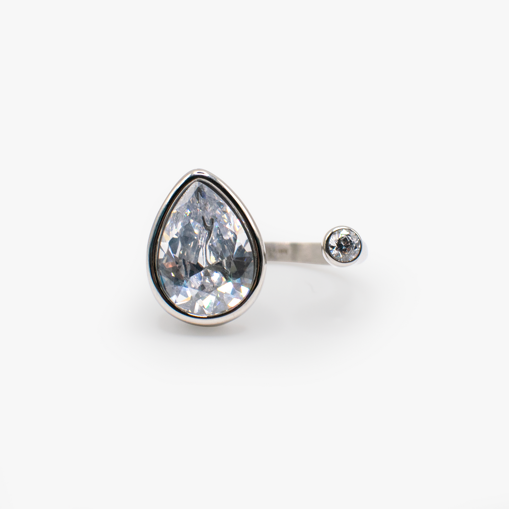 Teardrop Crystal Ring T-Shirts