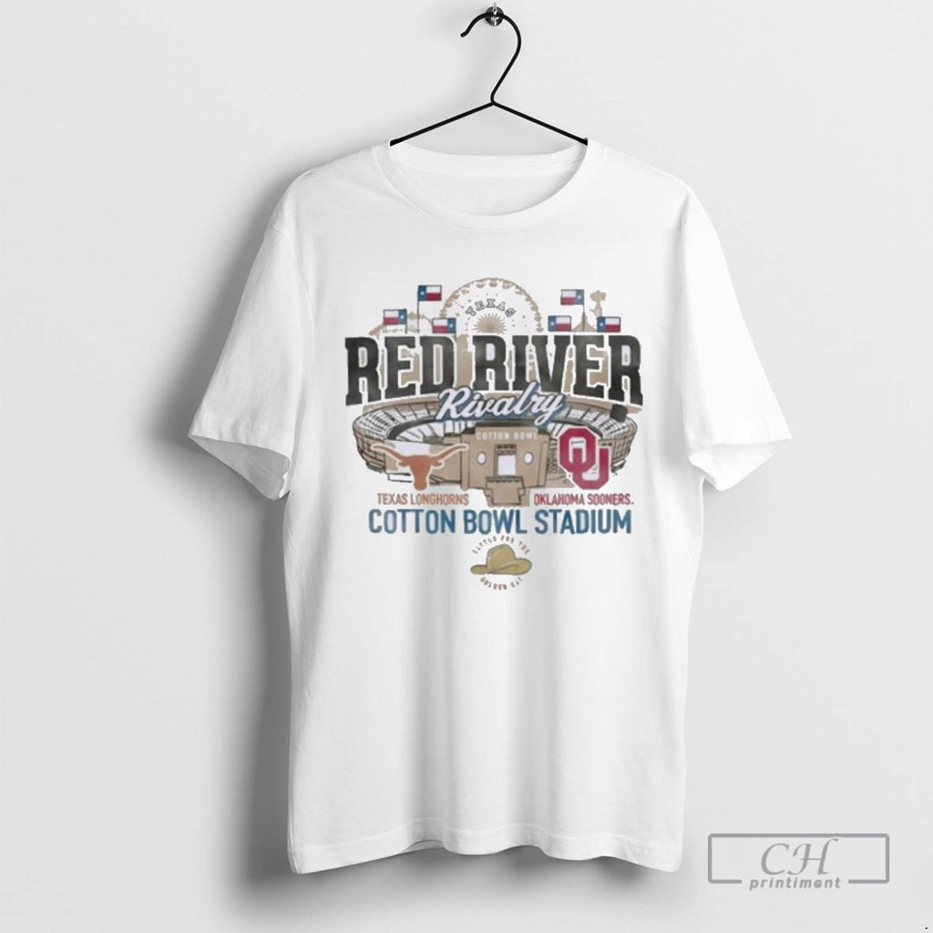 Texas Longhorns Red River Rivalry 2025 Vs Oklahoma Sooners T Shirts