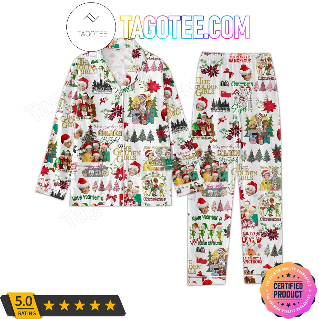 The Golden Girls Merry Christmas Shirt Pant PJ Pajamas Set