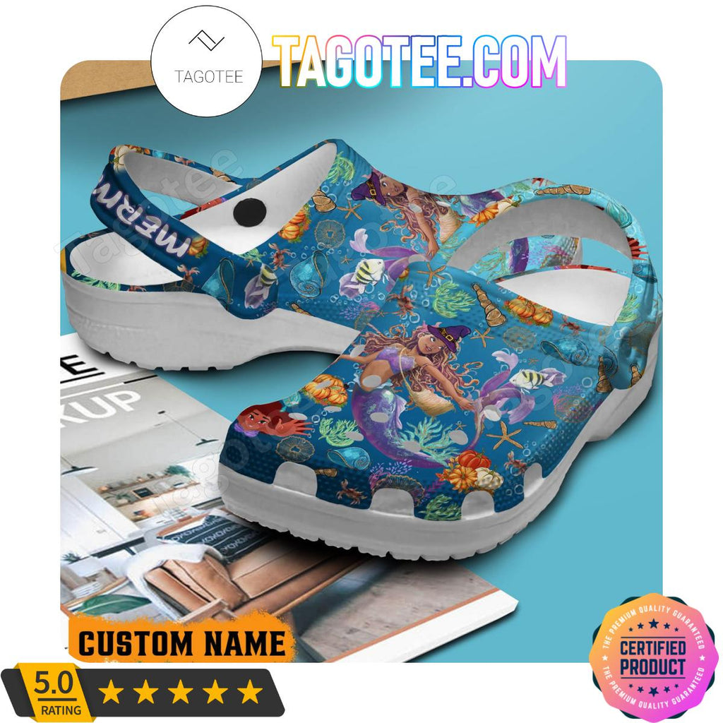 The Little Mermaid Crocs Clogs