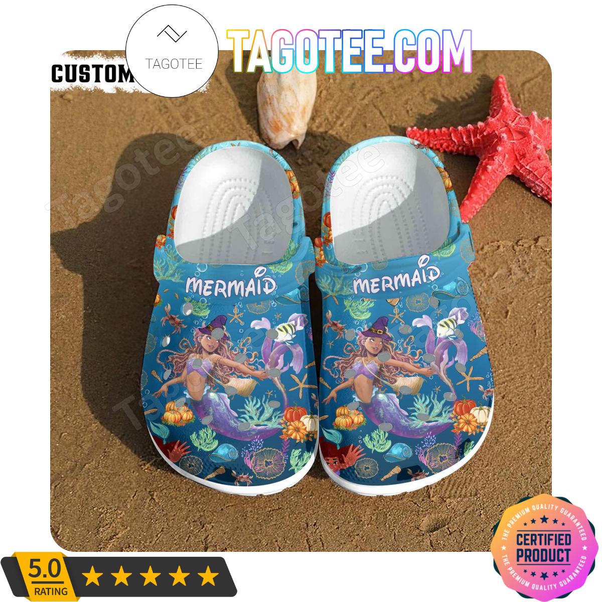 The Little Mermaid Crocs Clogs