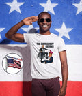 The Matriarchy Begins Superhero Woman Putting Pussy Hat on Trump shirt