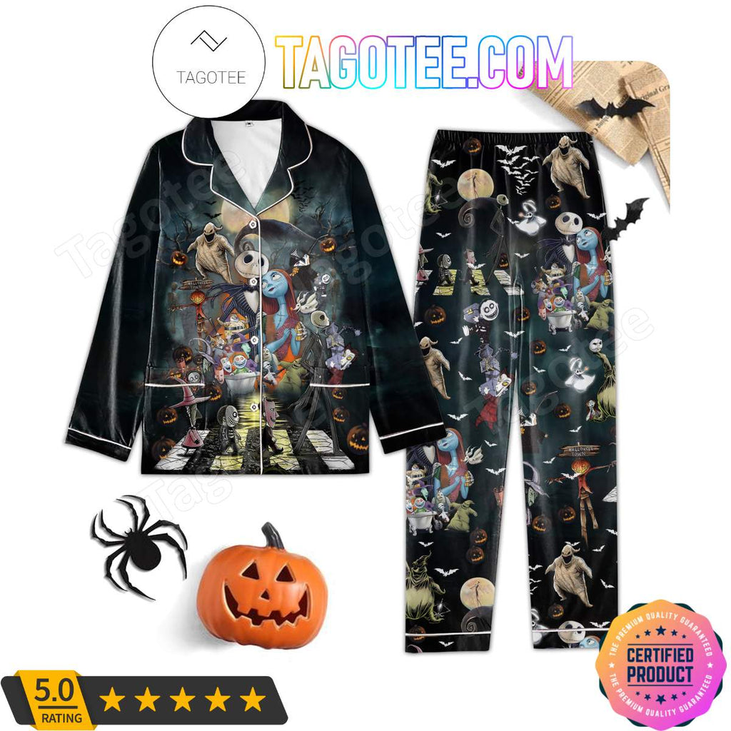 The Nightmare Before Christmas Halloween Town Sleepwear Pajama Set
