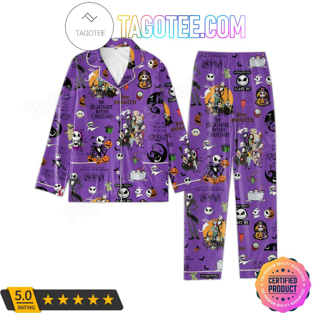 The Nightmare Before Christmas Happy Halloween Women’s Pajamas Set