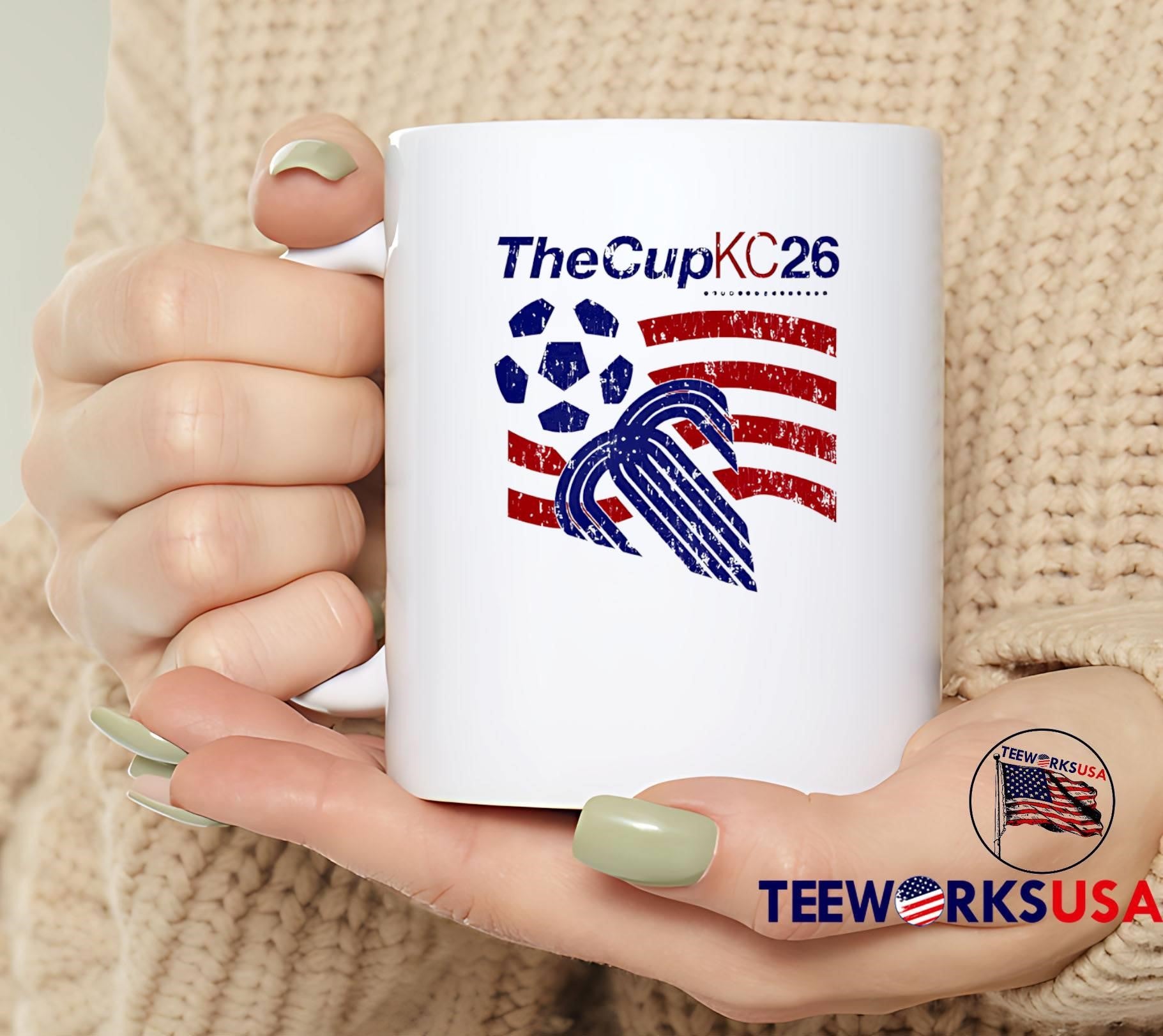TheCupKC26 Soccer American Flag shirt