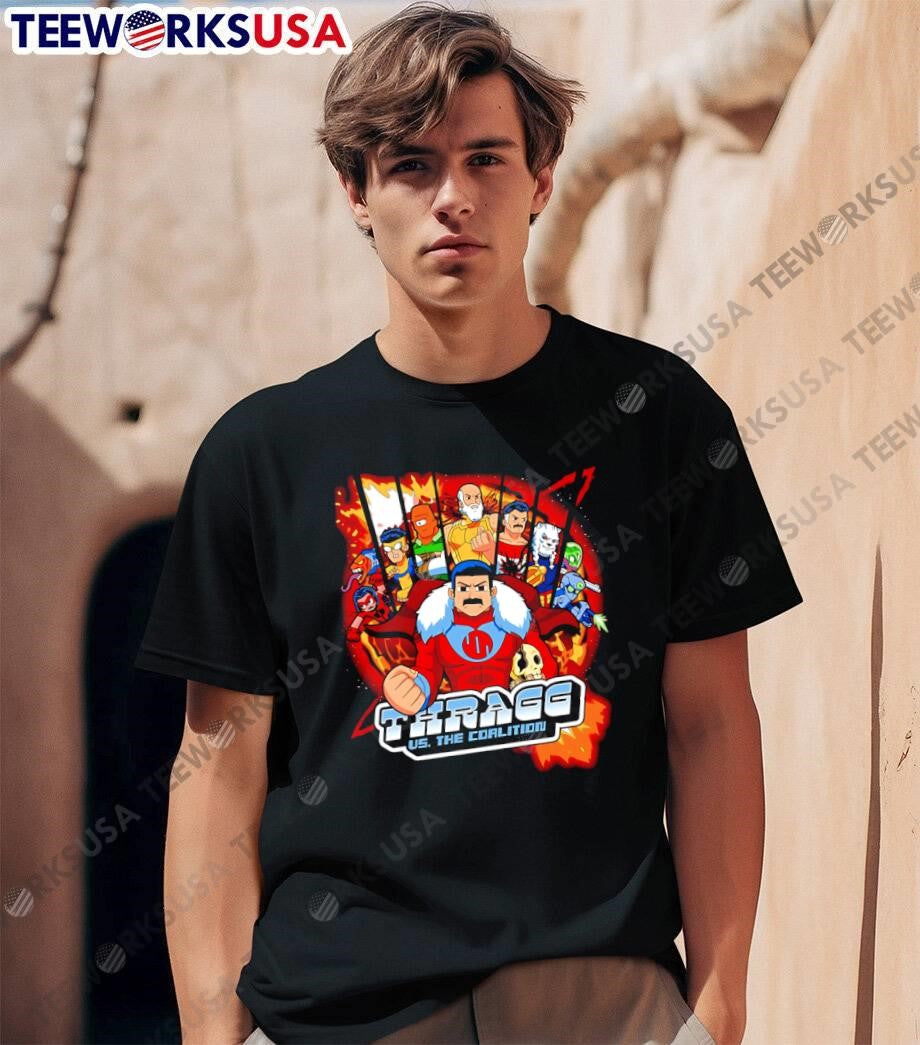 Thragg vs The Coalition Invincible Comic Series T-Shirt