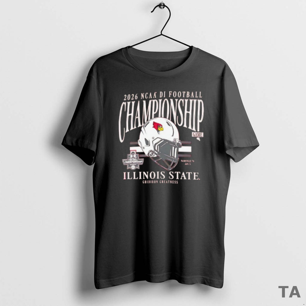Top Illinois State Redbirds Helmet Ncaa Di Football Championship Game 2026 T Shirt Sweater