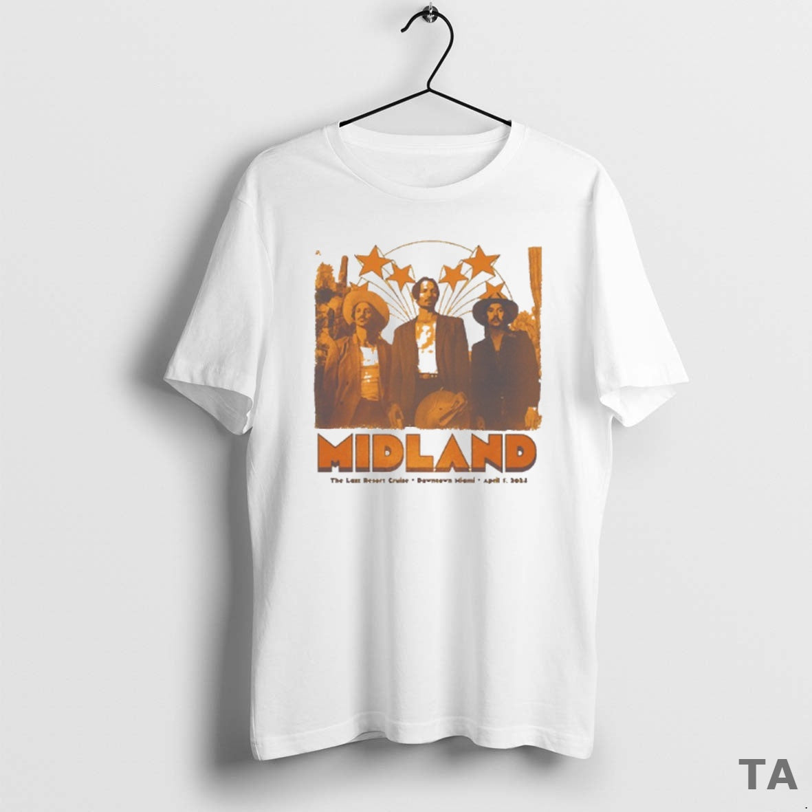 Top Midland Last Resort Cruise Downtown Miami April 1 2024 Stars T-Shirts