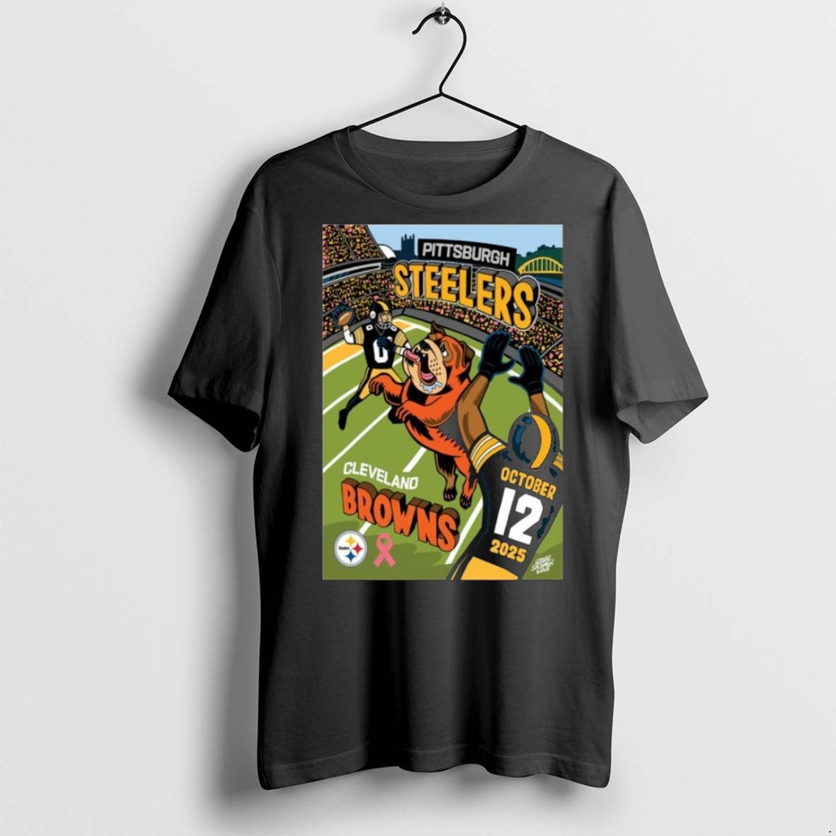 Top Premium Steelers X Browns Acrisure Stadium Pittsburgh Pa October 12 2025 Long Sleve Unisex , , , Long Sleeve Tee