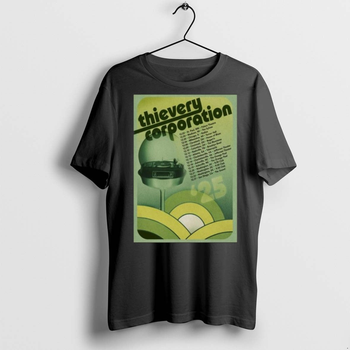 Top Premium Thievery Corporation Midwest And South American 2025 Tour Long Sleve T Shirts Unisex , , , Long Sleeve Tee
