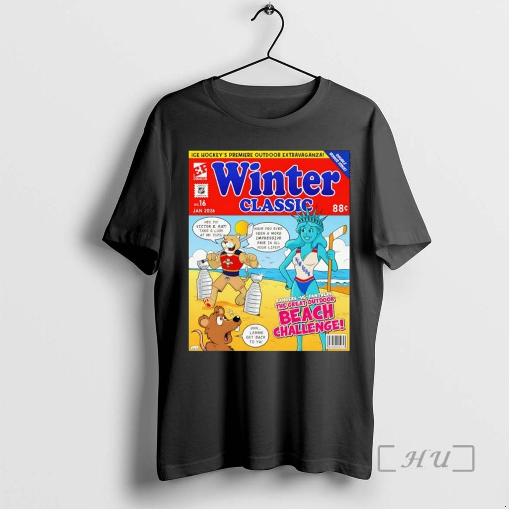 Trending 2026 Winter Classic Rangers Vs Panthers The Great Outdoor Beach Challenge Premium T Shirts