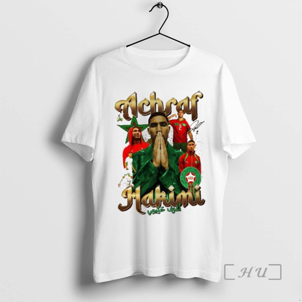 Trending Achraf Hakimi Morocco National Team World Cup 2026 Graphic Signature Premium T Shirts Sweater
