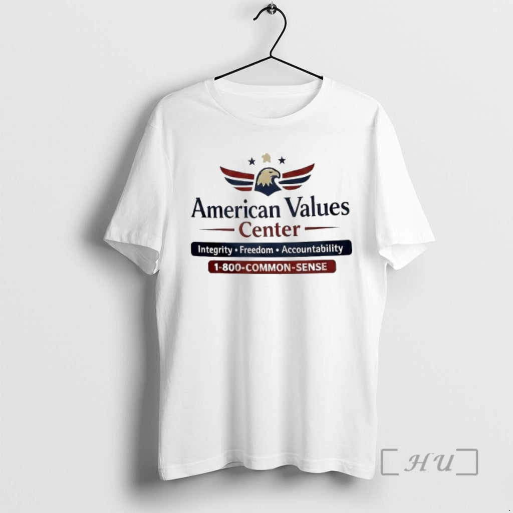 Trending American Values Center Integrity Freedom Accountability 1 800 Common Sense Premium T Shirts Sweater