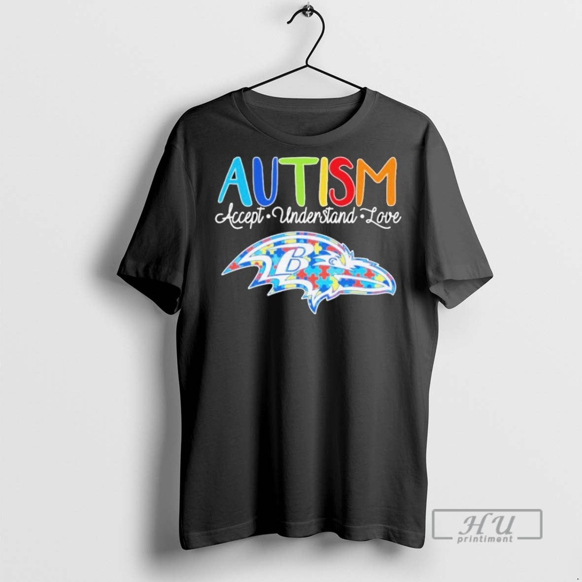 Trending Baltimore Ravens Autism Accept Understand Love T Shirt Unisex , , , Long Sleeve Tee