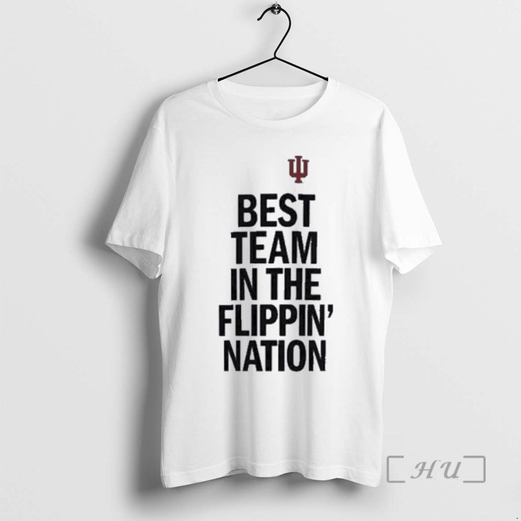 Trending Best Team In The Flippin Nation Iu Football National Champions Premium T Shirts Sweater