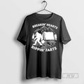 Trending Bigfoot Breakin Hearts And Rippin Farts T Shirt Unisex , , , Long Sleeve Tee