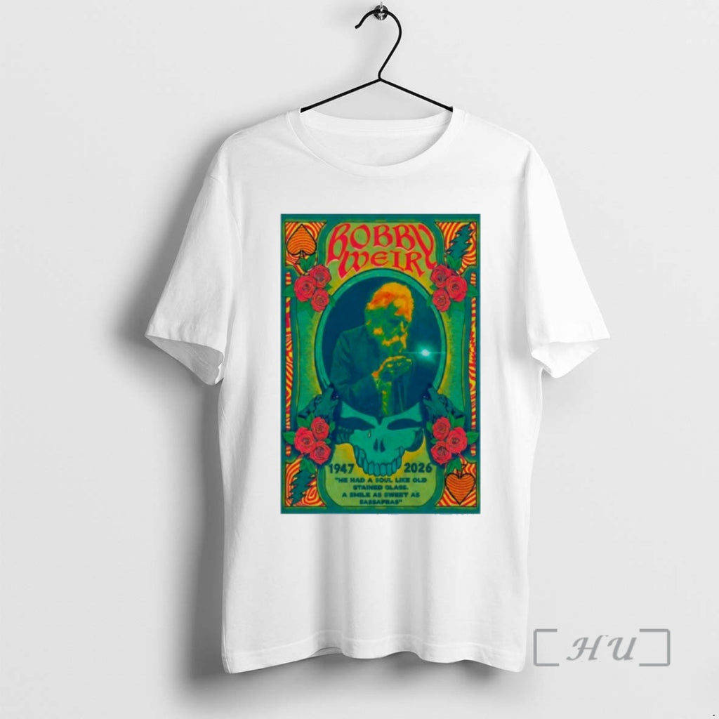 Trending Bobby Weir He Had A Soul Like Old Stained Glass Premium T Shirts Sweater