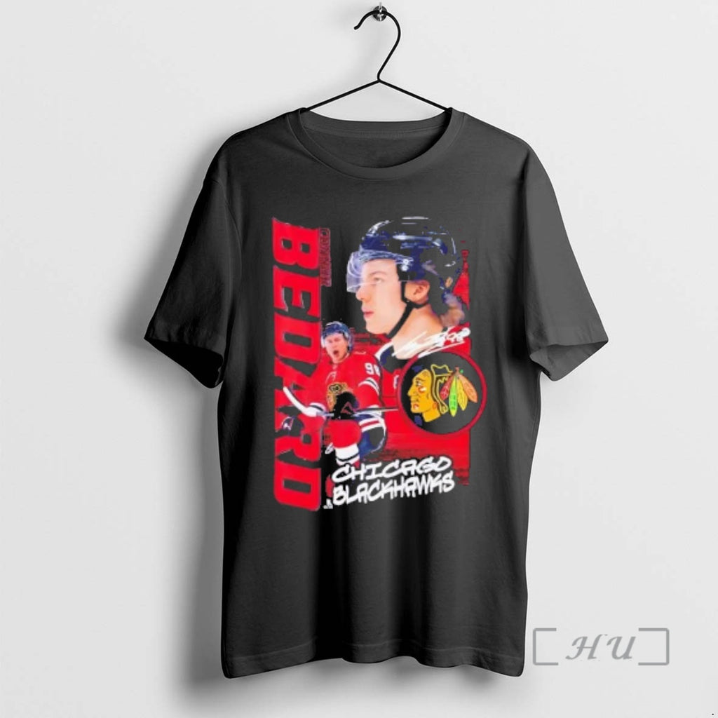Trending Chicago Blackhawks Connor Bedard Playmaker Signature
