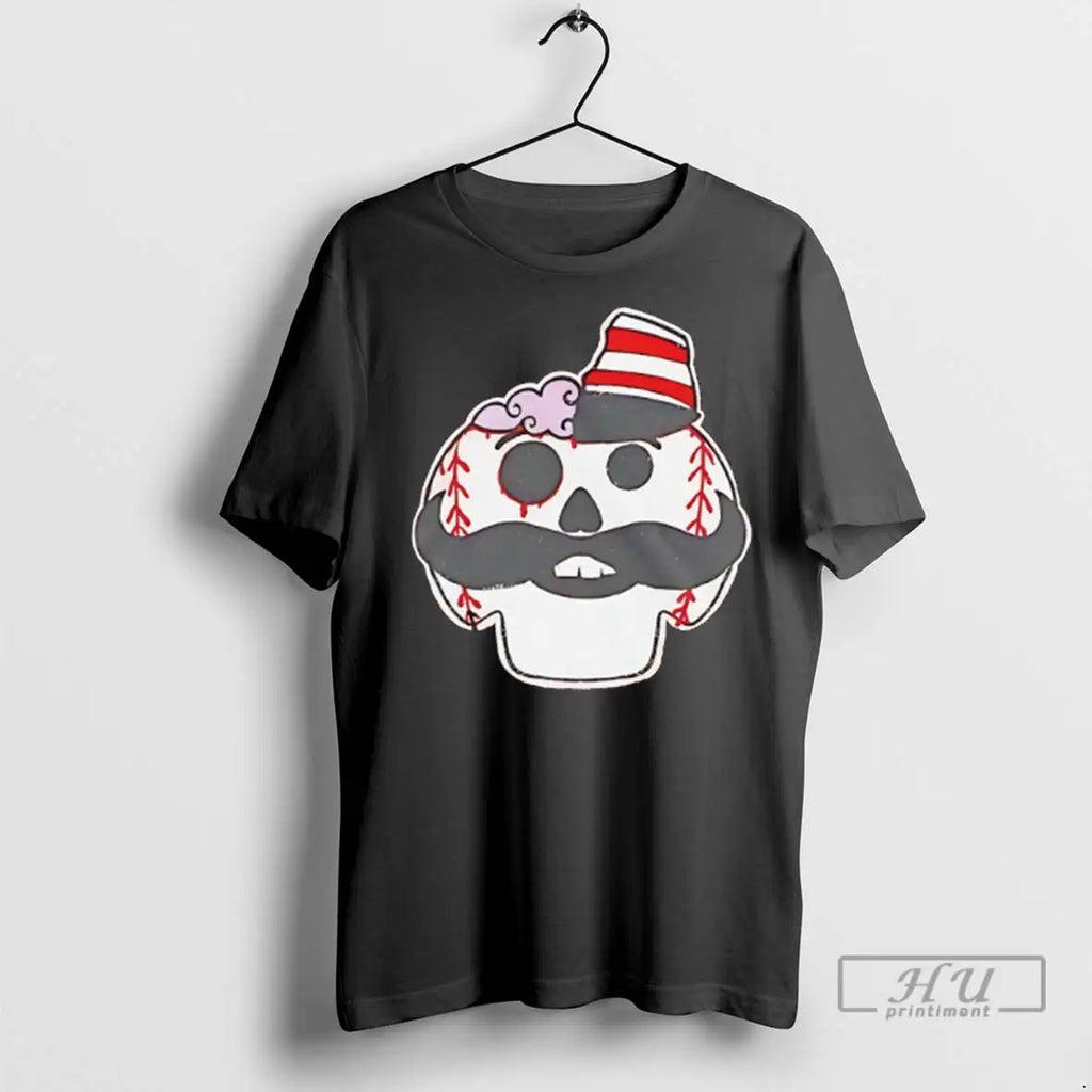 Trending Cincinnati Reds Baseball Sugar Skull Halloween T Shirts