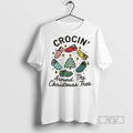 Trending Crocs Crocin Around The Christmas Tree Funny T Shirt Unisex , , , Long Sleeve Tee