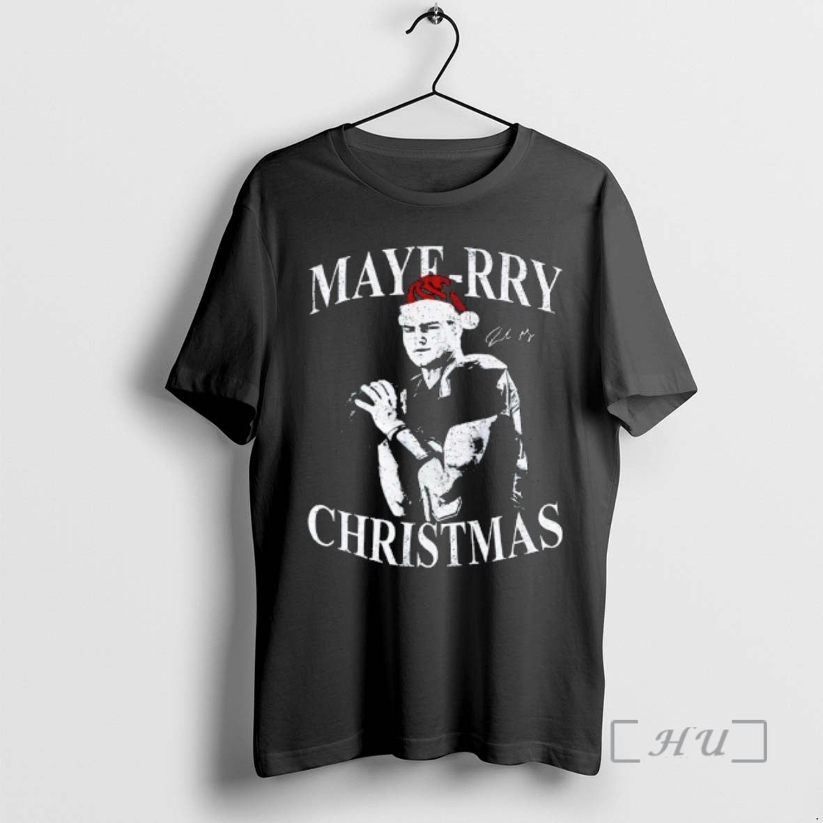 Trending Drake Maye Santa Maye Merry T-Shirts