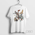 Trending Field Guide To Owls Illustration Nature T Shirt Unisex , , , Long Sleeve Tee