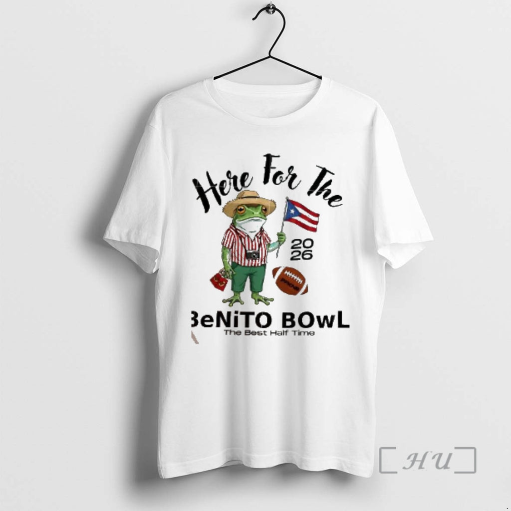 Trending Frog Bad Bunny Here For The Benito Bowl The Best Halftime Show 2026 Premium