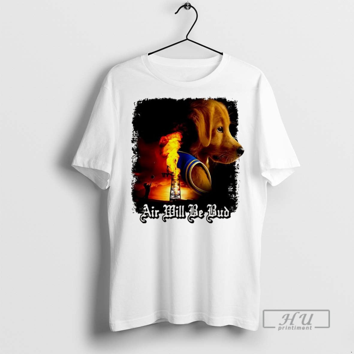 Trending Golden Retriever Oil Rig Air Will Be Bud T Shirt Unisex , , , Long Sleeve Tee