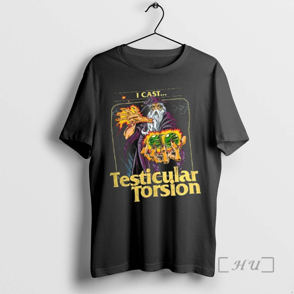 Trending I Cast Testicular Torsion Wizard Cartoon Meme Retro