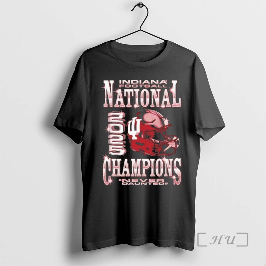 Trending Indiana Football 2025 Cfp National Champions Never Daunted Helmet