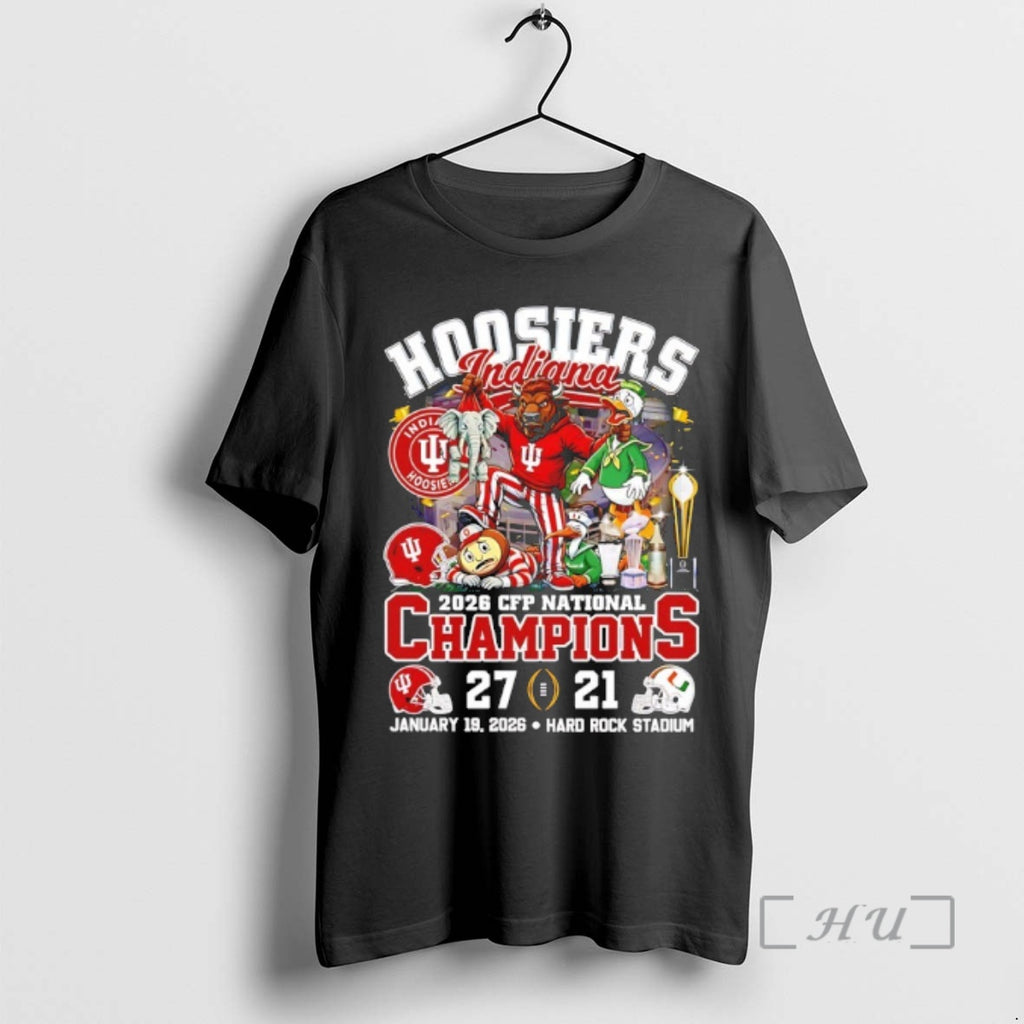 Trending Indiana Beat Miami 2026 College Football National Champions Mascot