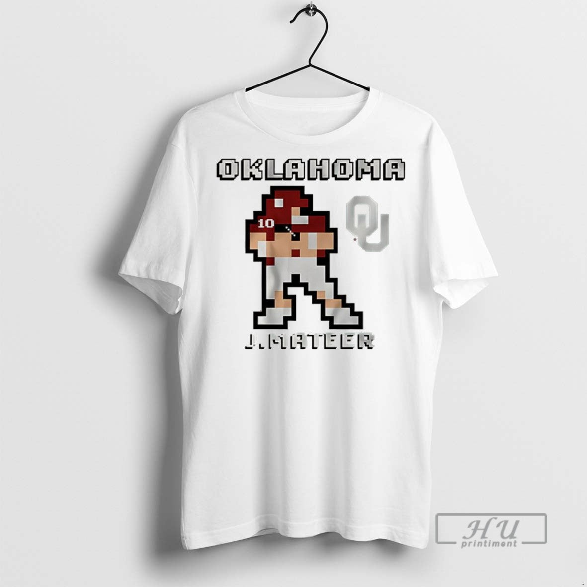 Trending John Mateer Oklahoma Football Retro Baller 8 Bit Style T Shirt Unisex , , , Long Sleeve Tee