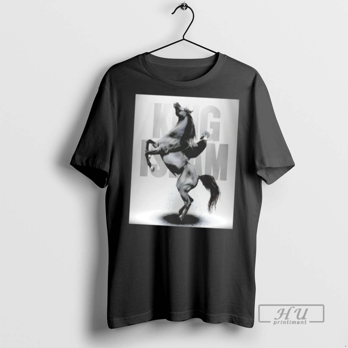Trending King Islam Makhachev Riding Horse T Shirt Unisex , , , Long Sleeve Tee