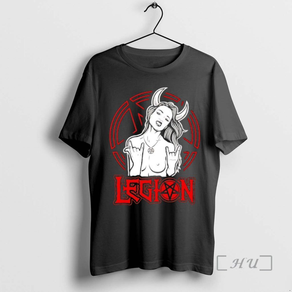 Trending Legion Horns Up Devil Girl Graphic