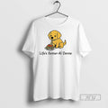 Trending Lifes Better Al Dente Dog Meme T Shirt Unisex , , , Long Sleeve Tee