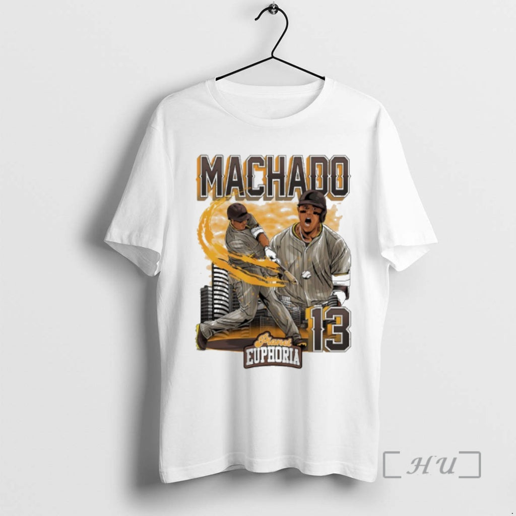 Trending Manny Machado San Diego Padres Player Swing City Skyline