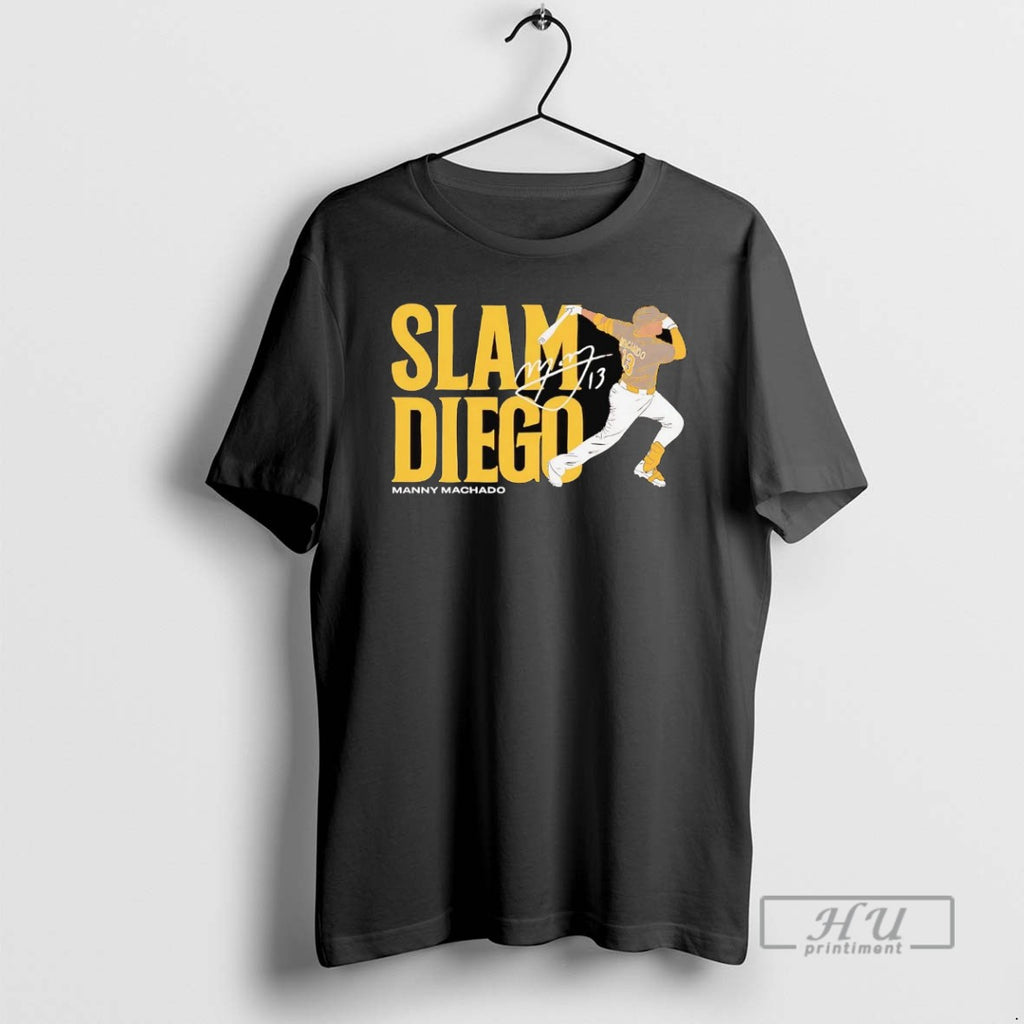 Trending Manny Machado Slam Diego Signature T Shirts