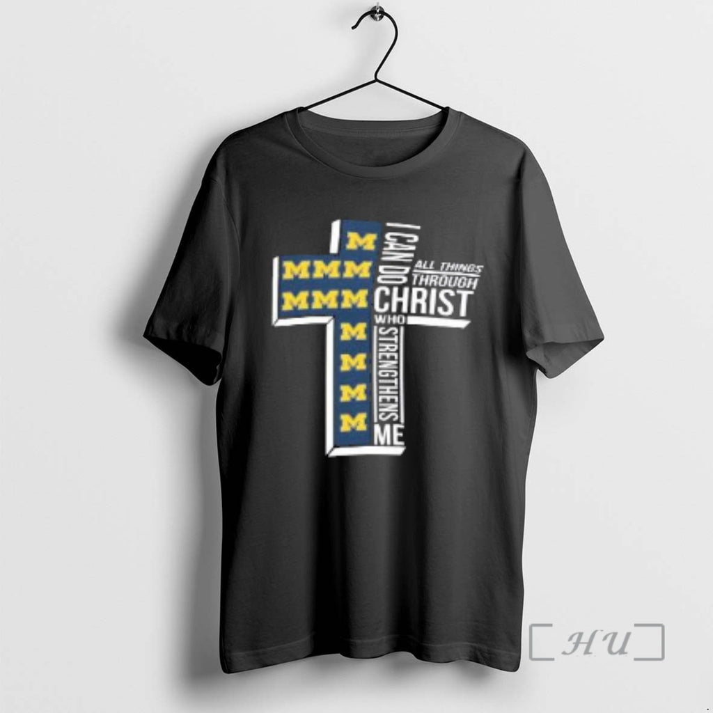 Trending Michigan Wolverines Ncaa I Can Do All Things Through Christ Who Strengthens Me Christian