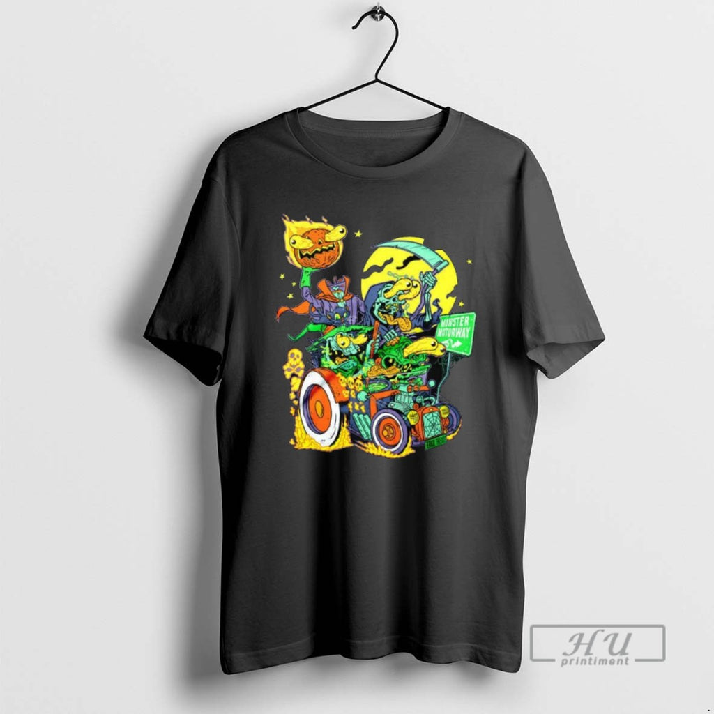 Trending Monster Motorway Halloween Long Sleve T Shirts