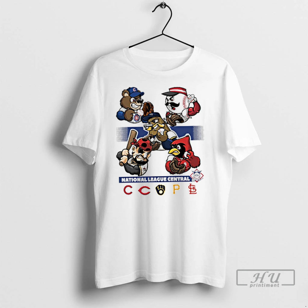 Trending National League Central 2025 Mlb Postseason Mascot T Shirts