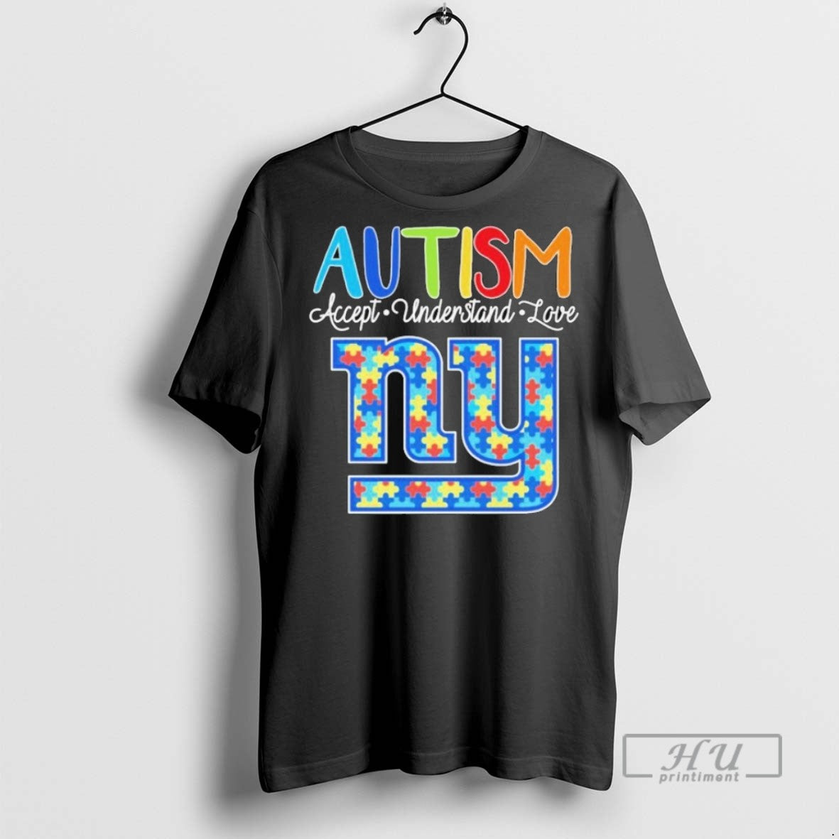 Trending New York Giants Autism Accept Understand Love T Shirt Unisex , , , Long Sleeve Tee