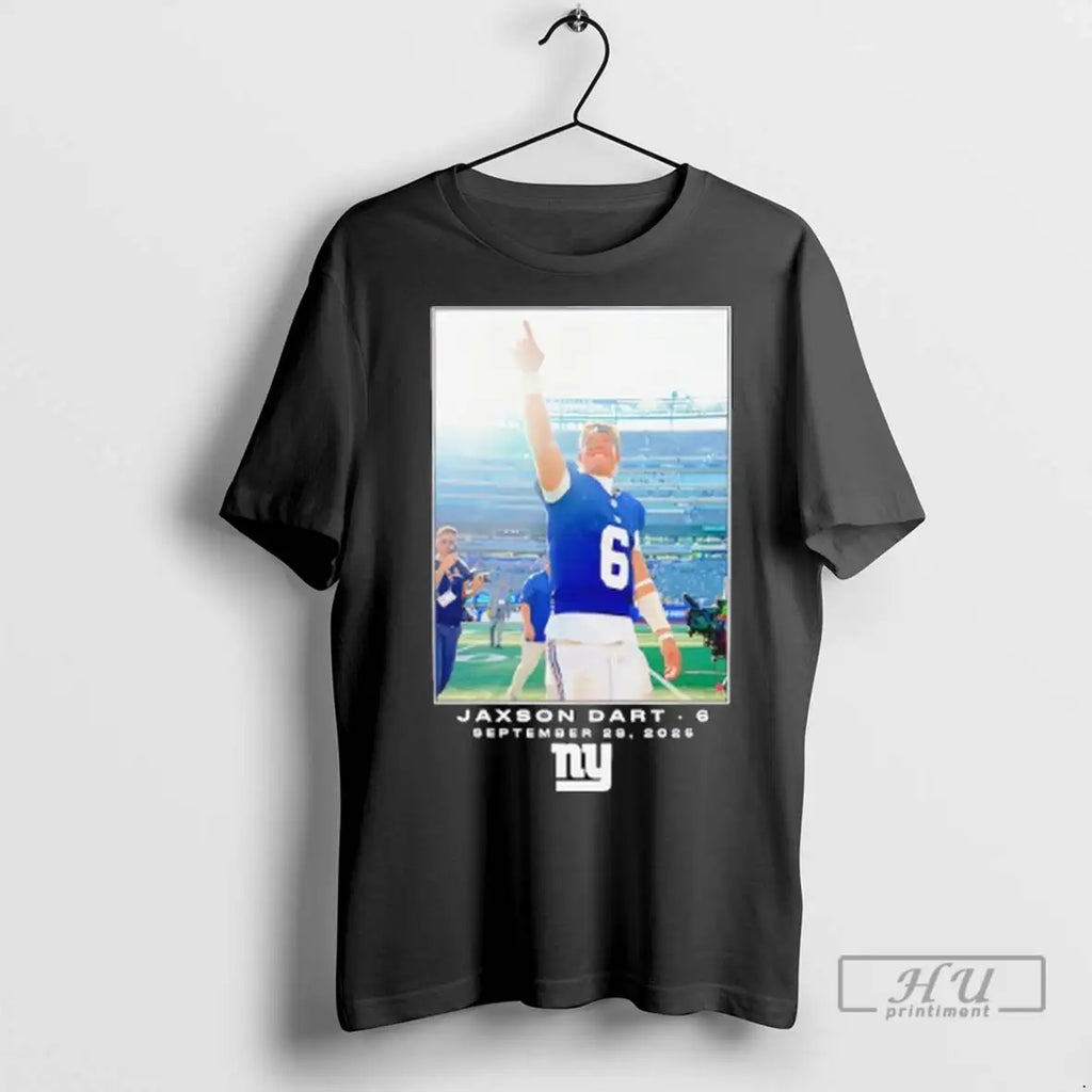 Trending New York Giants Jaxson Dart September 28 2025 T Shirts