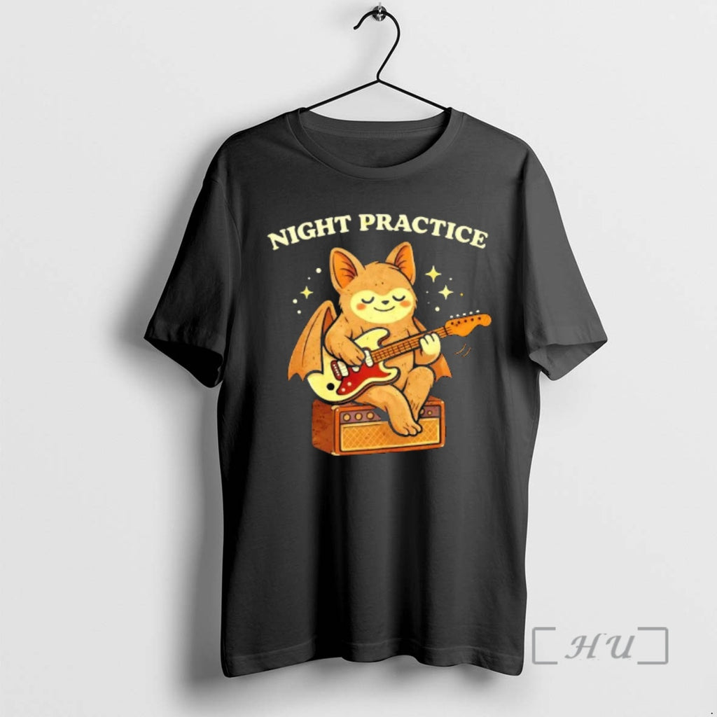 Trending Night Practice Bat Playing Guitar