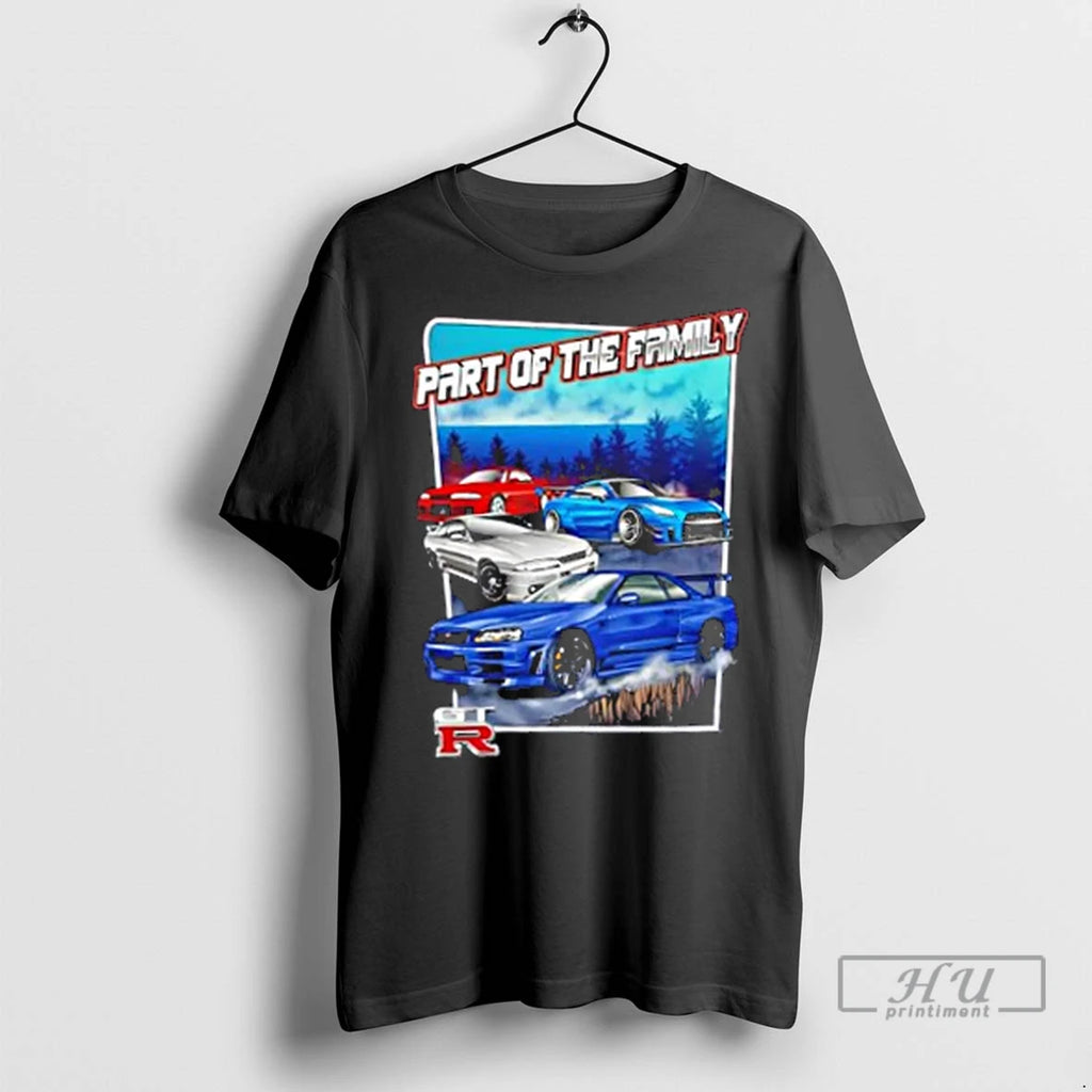 Trending Nissan Gt R Inspired Part Of The Family T Shirts