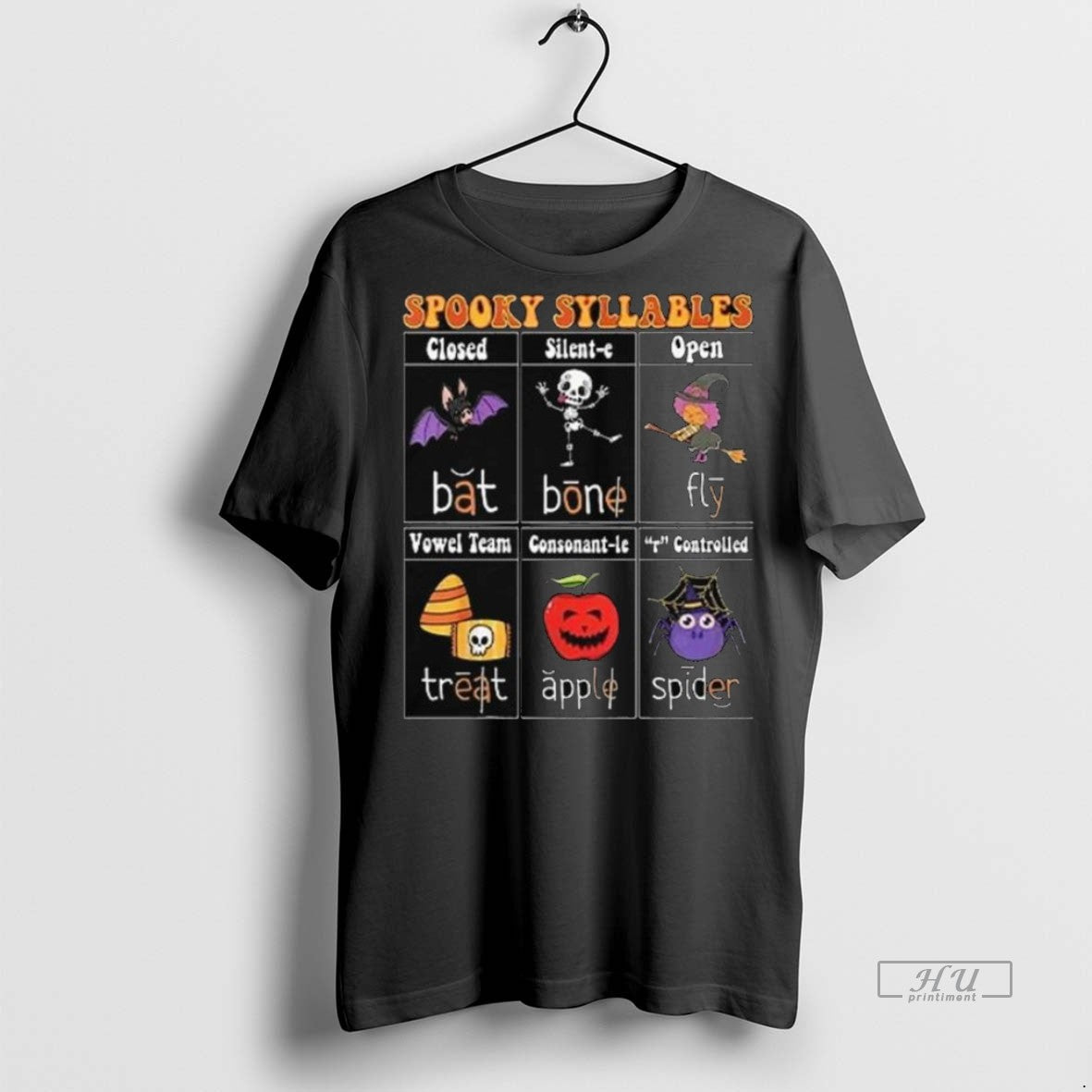 Trending Officials Spooky Syllables Teacher Funny Halloween Long Sleve T Shirt Sweater Unisex , , , Long Sleeve Tee