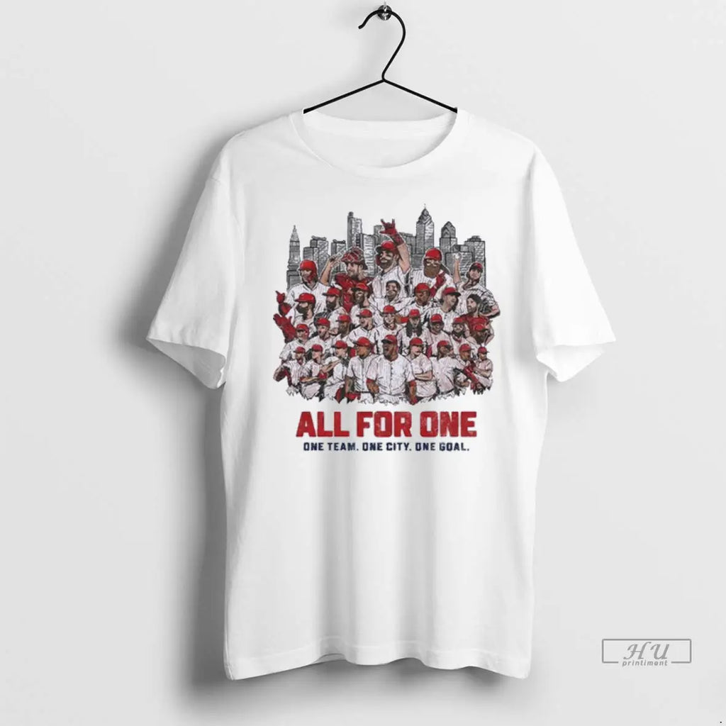 Trending Philadelphia Phillies All For One One Team One City One Goal T Shirts